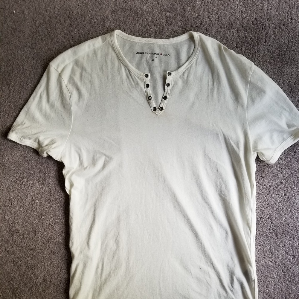 John varvatos mens vneck top